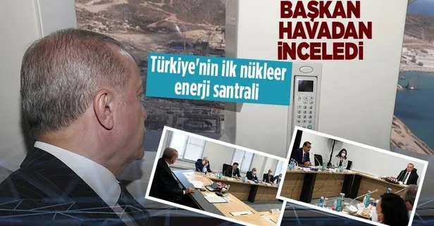 Son dakika: Başkan Erdoğan Akkuyu Nükleer Güç Santrali sahasında incelemede bulundu