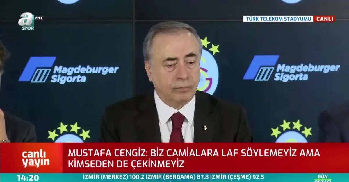 Galatasaray Başkanı Mustafa Cengiz'den Fenerbahçe Başkanı Ali Koç'a sicil yanıtı