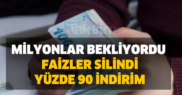 Faizler silindi yüzde 90 indirim geldi! Milyonlar bekliyordu ve belli oldu! Son gün uyarısı yapıldı