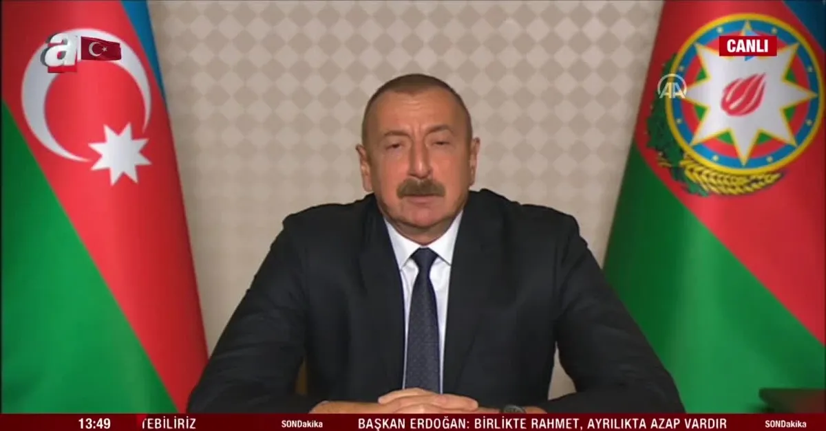 Son dakika: Azerbaycan Cumhurbaşkanı Aliyev: Ermenistan verdiğimiz dersi hiç unutmayacak