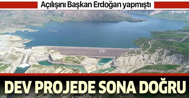 Açılışını Başkan Erdoğan yapmıştı! Ilısu Barajı’nda sona doğru!
