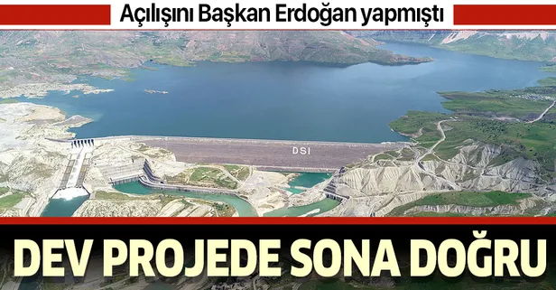Açılışını Başkan Erdoğan yapmıştı! Ilısu Barajı'nda sona doğru!