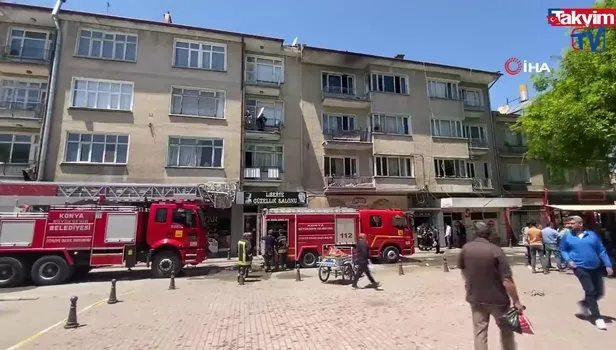 Yangında pencereden atlayan kadın hayatını kaybetti