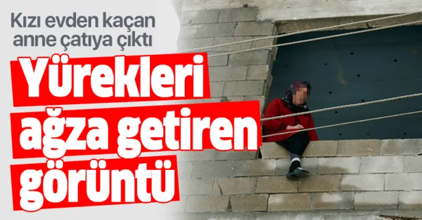 Kayseri'de intihar girişimi! Yürekleri ağza getiren görüntü