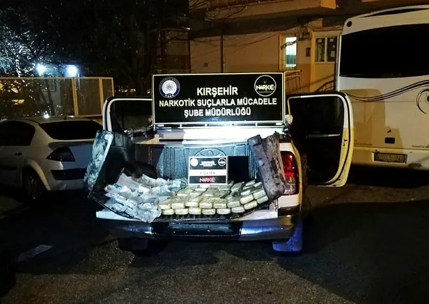 Kırşehir'de 64 kilo eroin bulundu!-2