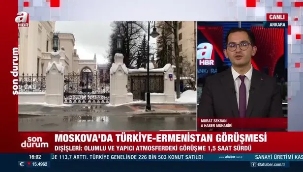 Moskova'da Türkiye - Ermenistan görüşmesi