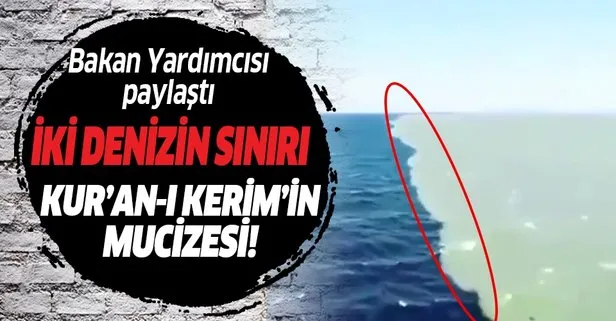 Çevre ve Şehircilik Bakan Yardımcısı Prof. Dr. Mehmet Emin Birpınar paylaştı! İki denizin sınırı Kur’an-ı Kerim’in mucizesi