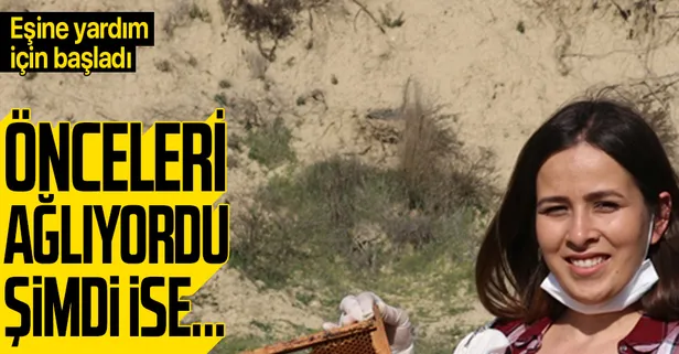 Eşine yardım için arıcılığa başladı! Önceleri ağlıyordu şimdi başka kadınlara istihdam sağladı