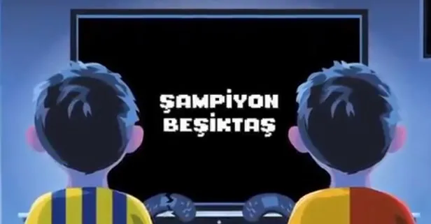 Şampiyon Beşiktaş’tan Galatasaray ve Fenerbahçe’ye gönderme: Oyun bitti çocuklar, şimdi gerçekler!