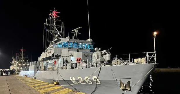 TCG Anamur Yunanistan sularında! NATO görevi için Pire Limanı’na yanaştı