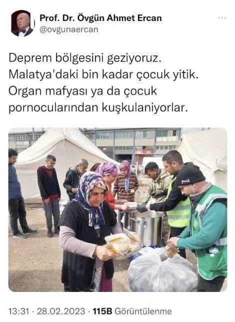 Rezil paylaşımlara imza atan deprem provokatörü Övgün Ahmet Ercan'ın ifadesi ortaya çıktı!-3