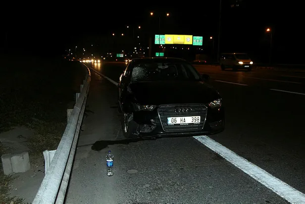 Son dakika: TEM'de otomobilin çarptığı kadın öldü-1