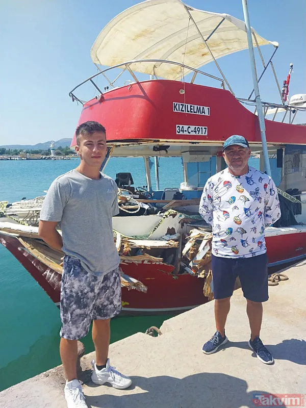 Gökçeada açıklarında Yunan saldırısına uğrayan balıkçı İlker Özdemir o anları anlattı - 2