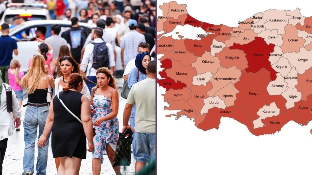 Türkiye’nin en zengin ili ve ilçesi bakın neresi! TÜİK yeni haritayı paylaştı: Hangi şehir zirvede? 26 milyondan fazla...