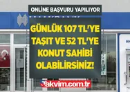 Halk Bankası duyurdu: Günlük 107 TLye taşıt ve 52 TLye konut sahibi olabilirsiniz! Online başvuru yapılıyor