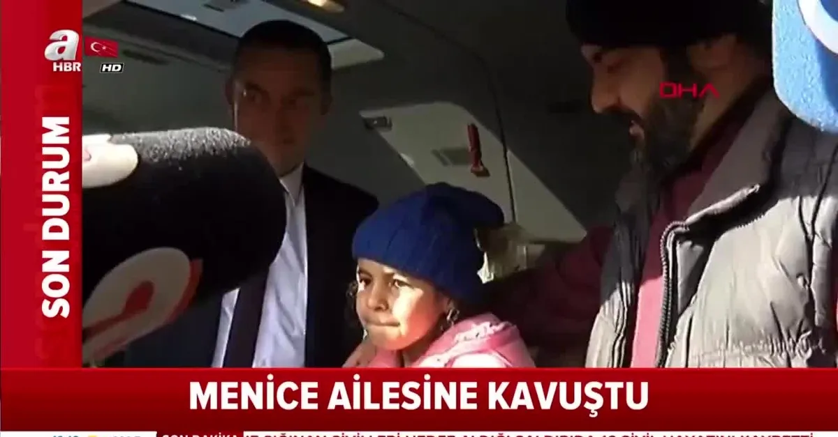 Ailesini Yunanistan sınırında kaybeden 10 yaşındaki Menice ailesine kavuştu