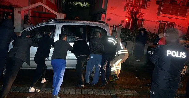 Yangın paniği! Hatalı park müdahaleyi engelledi