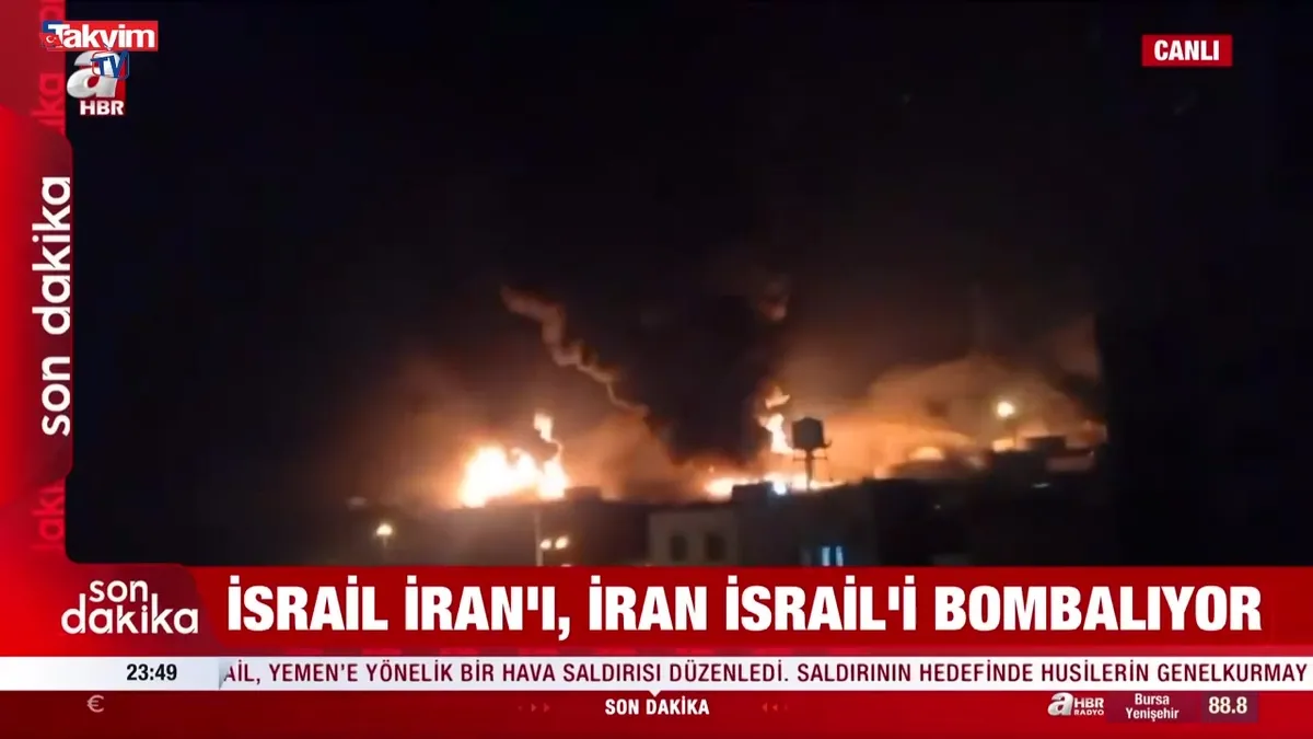 Tahran'daki petrol rafinesi vuruldu!