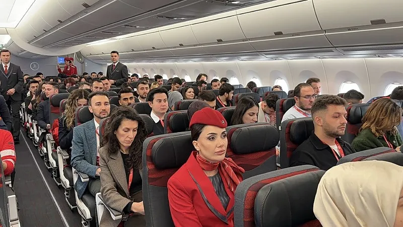 THY 500’üncü uçağını özel uçuşla tanıttı-6