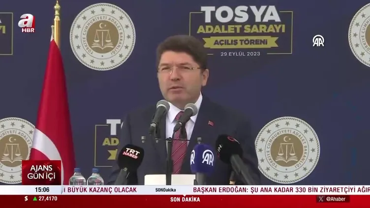 Son dakika: Adalet Bakanı Yılmaz Tunç'tan Gezi davası kararı sonrası yargıya saldıran muhaliflere tepki