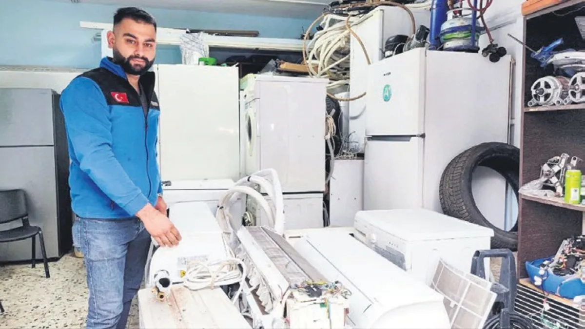 Önce elektrik çarptı sonra yüksekten düştü ardından işe döndü