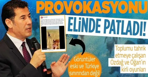 Sinan Oğan’ın provokasyonu elinde patladı: Görüntüler eski tarihli ve Türkiye sınırından değil