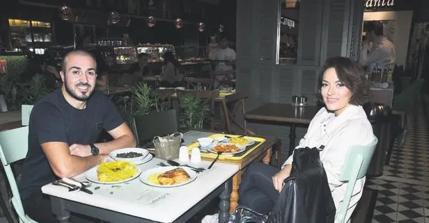 Ezgi Mola sevgilisi Mustafa Aksakallı ile görüntülendi