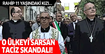 İtalya'da rahip Don Michele Mottola küçük kızı tacizden tutuklandı