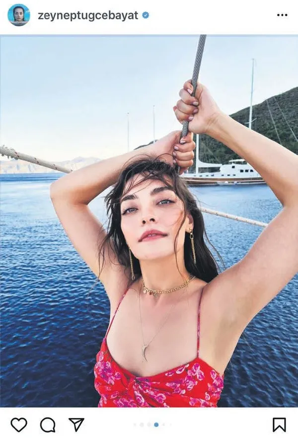 Tuğçe Bayat'tan 'filtresiz' imalı paylaşım! Gözler photoshoplu poz veren ünlülere çevrildi...-2