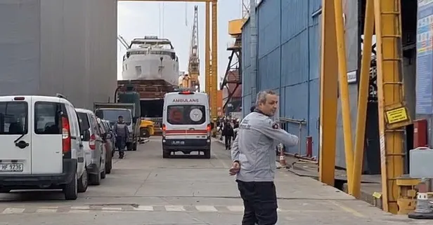Tuzla tersaneler bölgesinde gemide patlama! Ölü ve yaralılar var