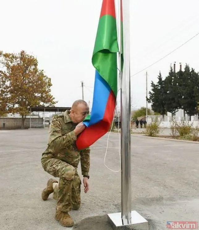 Azerbaycan Cumhurbaşkanı İlham Aliyev, 28 yıl sonra Karabağ'da zafer turu attı