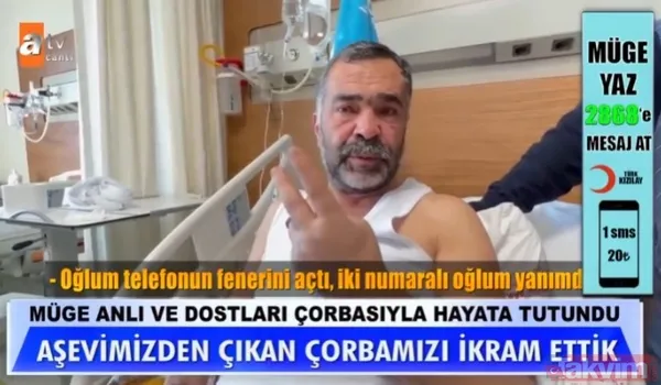 Müge Anlı çorbasını hayal ederek hayata tutunmuştu! Depremden 7 gün sonra çıkan Necati Karagön ATV canlı yayınında: "İdrarımı içtim..." - 16