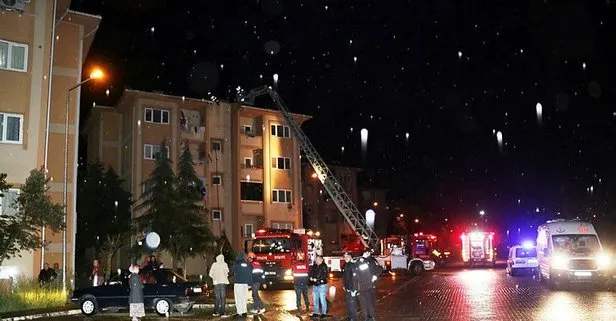 Sakarya’da bir binada şüpheli yangın!