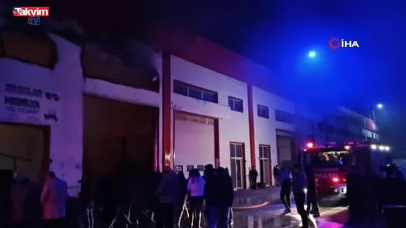 Kayseri’de masa sandalye atölyesinde yangın