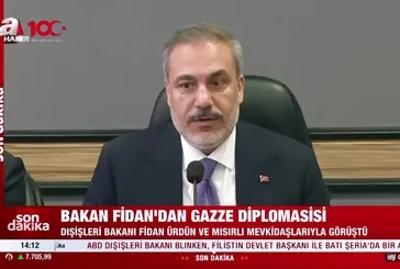 Dışişleri Bakanı Hakan Fidan'dan Gazze diplomasisi! Temaslar peş peşe geldi