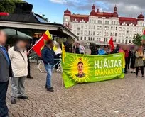 PKK/YPG sempatizanları Göteborg’da gösteri yaptı