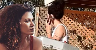 Ekin Türkmen beyaz bikinisi ile yaz sezonunu balkonda açtı! Gözler utangaç sevgiliyi aradı...