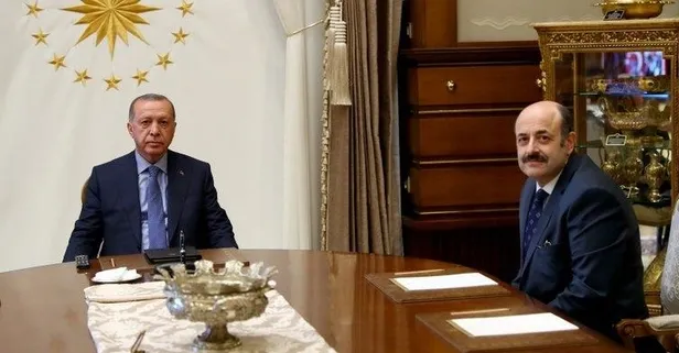 Başkan Erdoğan YÖK Başkanı Prof. Dr. Yekta Saraç'ı kabul etti