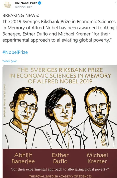 Son dakika haberi: Nobel Ekonomi Ödülü'nün sahipleri açıklandı-1