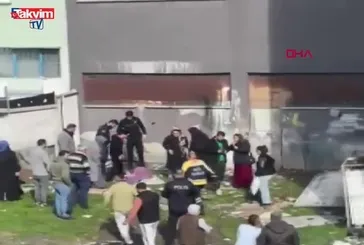 Cam silen kadın üçüncü kattan düştü