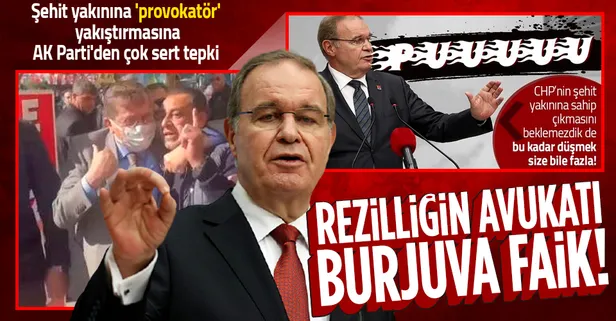 AK Parti'den Lütfü Türkkan'ın küfrettiği şehit yakınına 'provokatör' yakıştırması yapan CHP'li Faik Öztrak'a sert tepki
