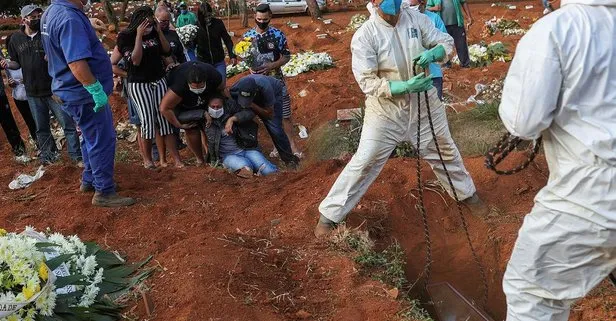 Son dakika: Brezilya’da koronavirüs salgını nedeniyle son 24 saatte 653 kişi hayatını kaybetti