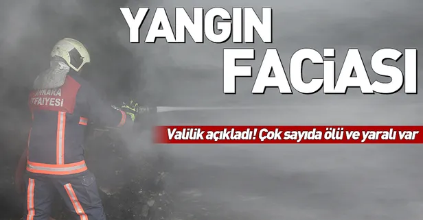 Ankara'da yangın faciası! Ölü ve yaralılar var