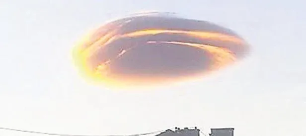 Havada bulut UFO’yu unut!