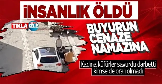 İstanbul’da pes dedirten anlar: Sokak ortasında kadına küfür yağdırdı tokatladı herkes izledi