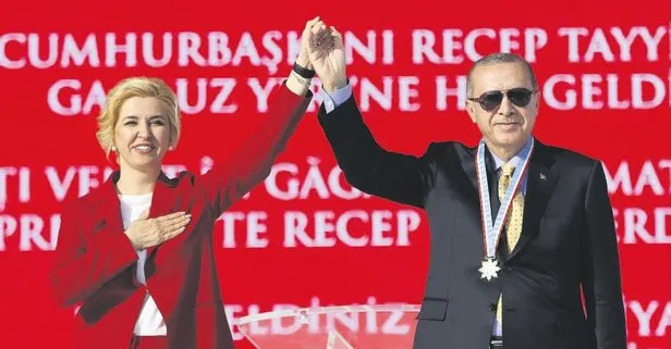 Başkan Erdoğan Gagavuzya’da konuştu: Kara gün dostuyuz