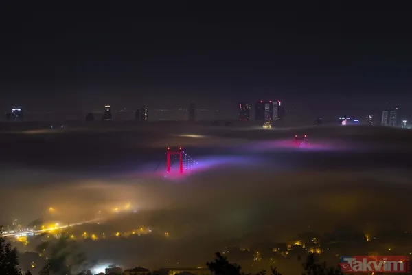 SON DAKİKA: İstanbul sis durumu! Megakent sis altında kayboldu - 27