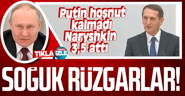 Putin ve Naryshkin'in arasında soğuk rüzgarlar! Olay görüntüler: Adeta panik atak geçirdi