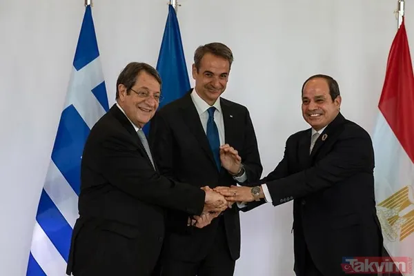 Türk düşmanı, Yunan dostu medyadan aynı manşet! Türkiye'ye skandal suçlamalar! Sisi, Miçotakis ve Anastasiadis... - 2