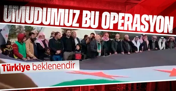 Suriyelilerden Türkiye'nin PKK'ya yapacağı operasyona tam destek: Tek umudumuz bu operasyon